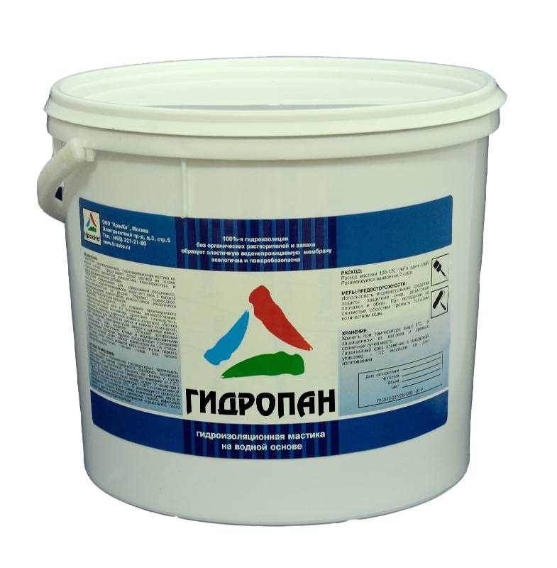 Гидроизоляционная мастика "гидропан", уфа.